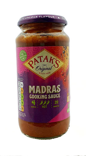 Pataks Madras Cooking Sauce, 450g