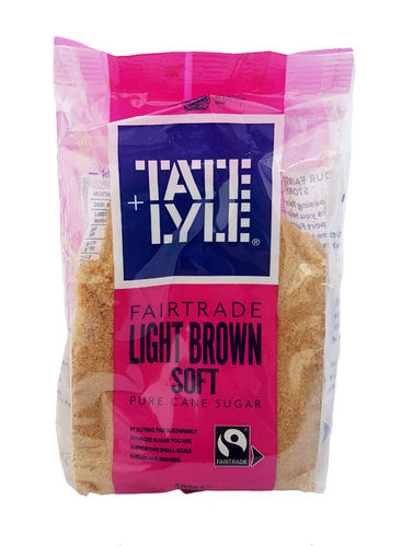 Tate & Lyle Light Brown Soft Cane Sugar, Hellbrauner Zucker, 500g