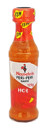 Nando’s Hot Peri-Peri Sauce, scharfe Würzsauce,125g