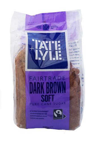 Tate & Lyle Dark Brown Soft Cane Sugar, Dunkelbrauner Zucker, 500g