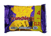 Cadbury Crunchie Chocolate Bar 4 Pack 104,4g