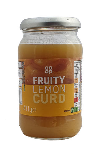 Co-op Fruity Lemon Curd, Zitronenbrotaufstrich, 411g