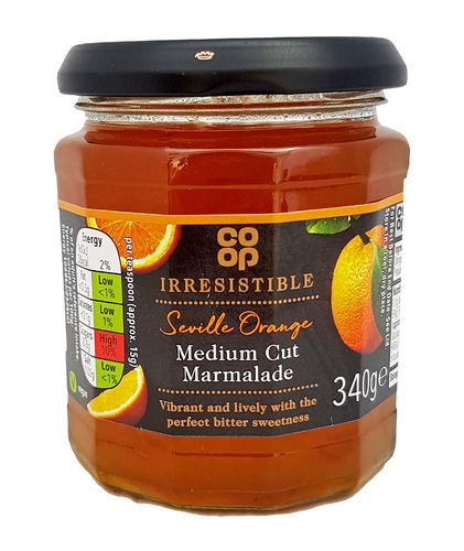 Co-op Irresistible Seville Orange Medium Cut Marmalade 340g