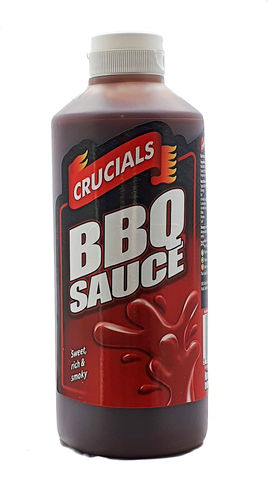 Crucials Sweet, Rich & Smoky BBQ Style Sauce, Dip, Marinade 500ml, MHD 28-Feb-2024