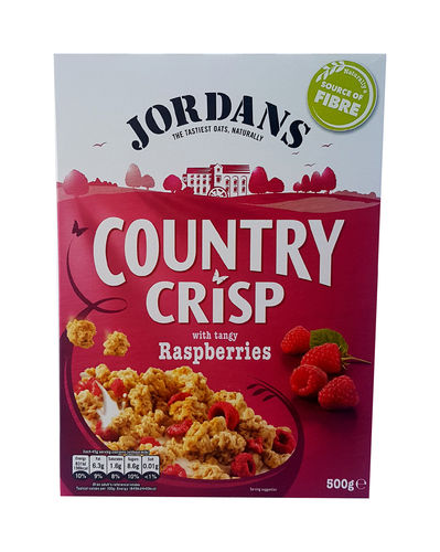 Jordans Country Crisp with Tangy Raspberries 500g