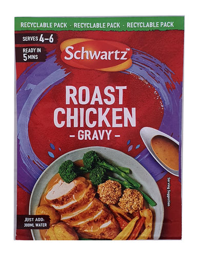 Schwartz Roast Chicken Gravy Mix, Bratensoßenmischung, 26g