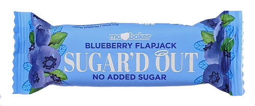 Ma Baker Sugar'd Out Blueberry Flapjack, Haferkuchen mit Blaubeeren, 50g