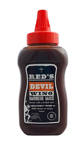 Red's Devil Wing Barbecue Sauce Hot 320g