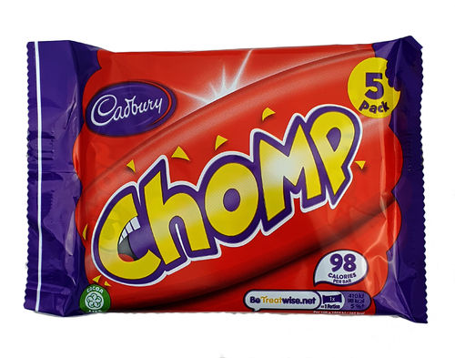 Cadbury Chomp Bar 5 Pack 105g