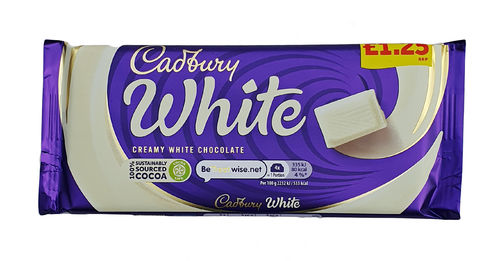 Cadbury Creamy White Chocolate 90g
