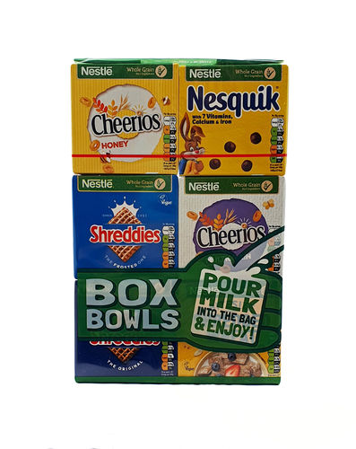 Nestlé Multipack Cereal Box - Cheerios - Shreddies - Nequik - 210g